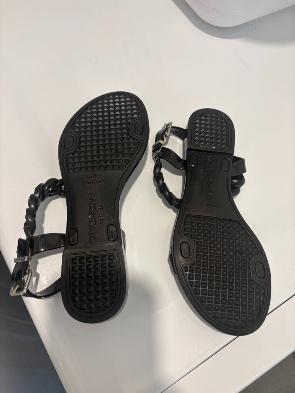 Givenchy flat sandals jelly